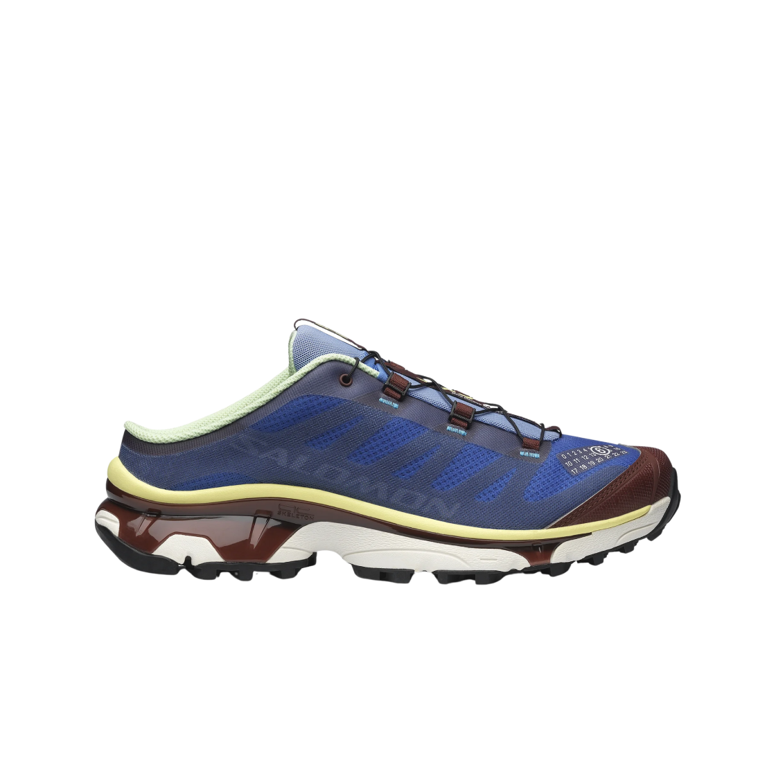 살로몬 x MM6 메종 마르지엘라 XT-4 뮬 2 울트라마린 럼 레이즌(Salomon x MM6 Maison Margiela XT-4 Mule 2 Ultramarine Rum Raisin)