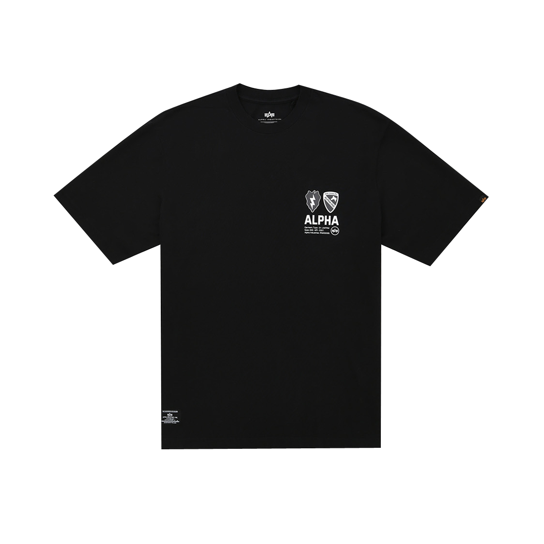 AI25I1000035BLK ALPHA INDUSTRIES Unfrm Air Cavalry Tee Black