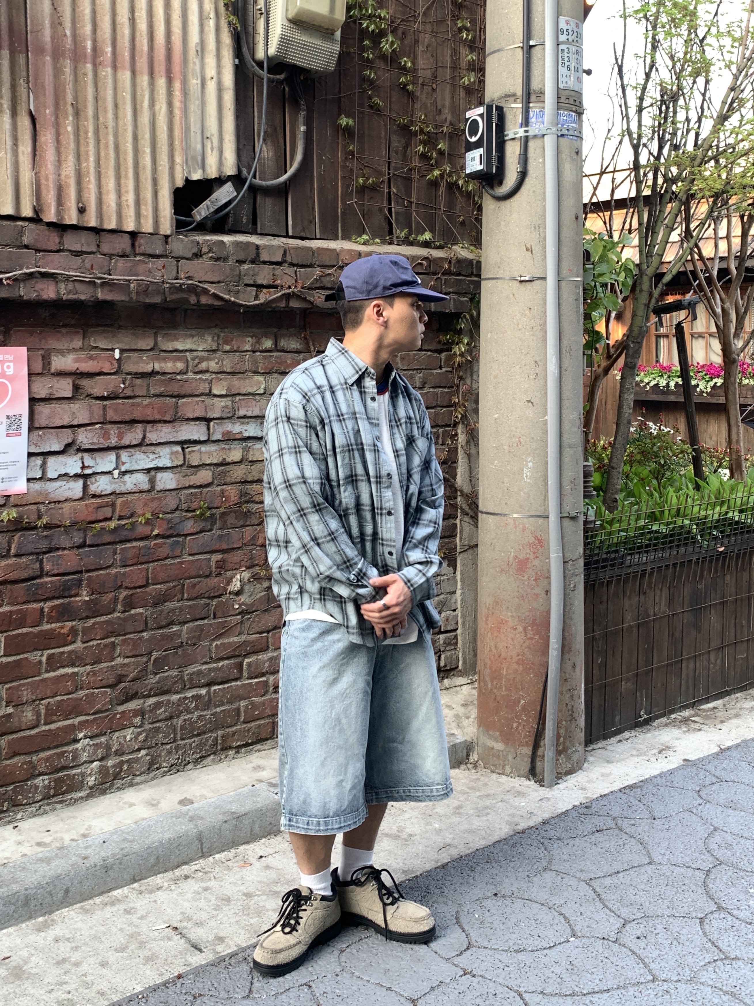 Timberland x Thisisneverthat Heritage Gore-Tex Moc Toe Mid Boots Desert - Wide 착용 스타일