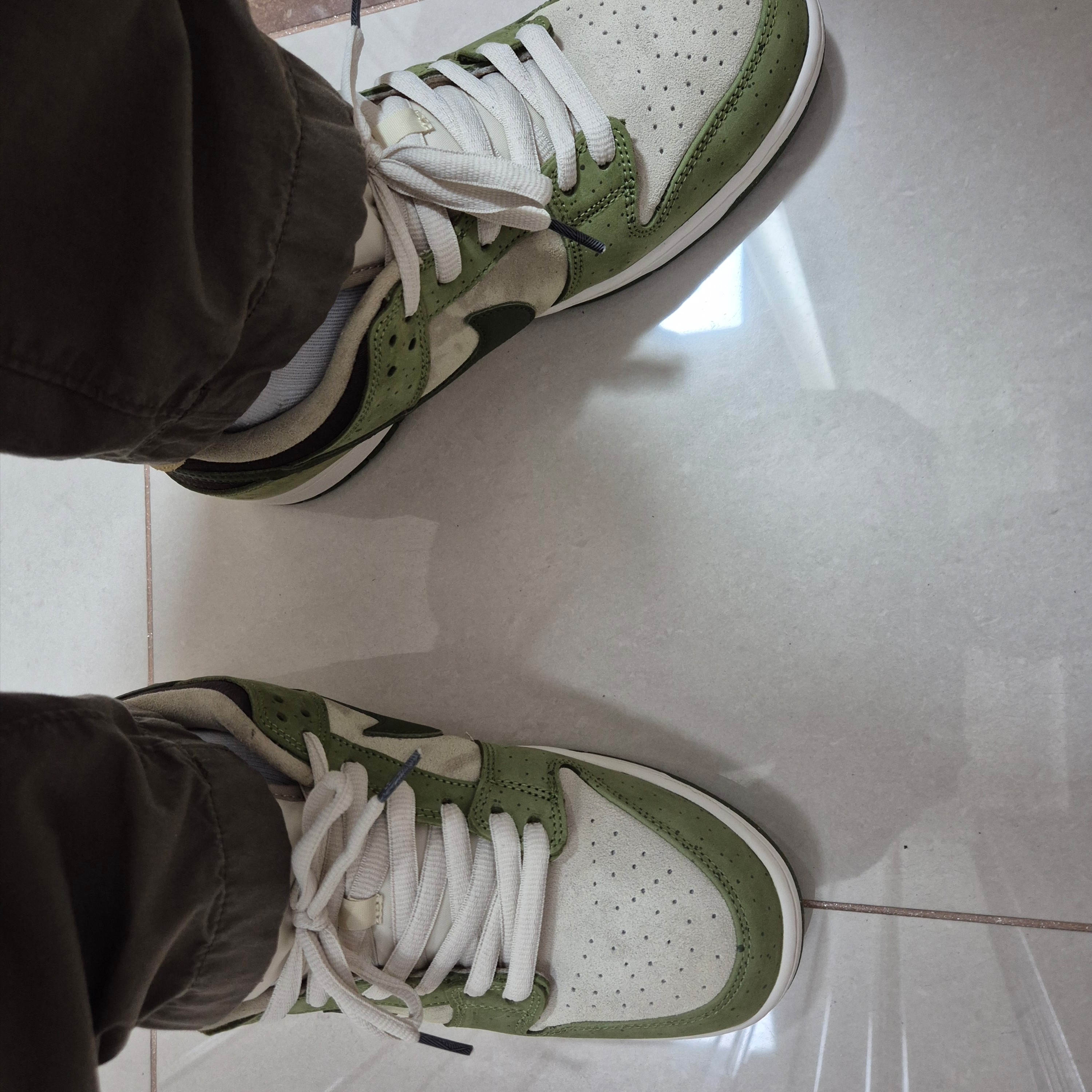 Nike x Yuto Horigome SB Dunk Low Matcha 착용 스타일 - 7