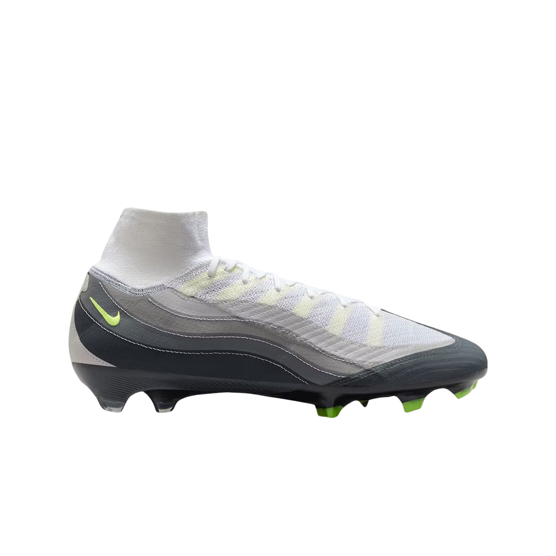 나이키 줌 머큐리얼 슈퍼플라이 10 엘리트 AM 95 SE FG 블랙 네온 옐로우(Nike Zoom Mercurial Superfly 10 Elite AM 95 SE FG Black Neon Yellow)