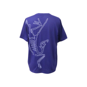 Arc'teryx Cormac Arc'Bird Logo SS T-Shirt Soulsonic Heather Moonstone