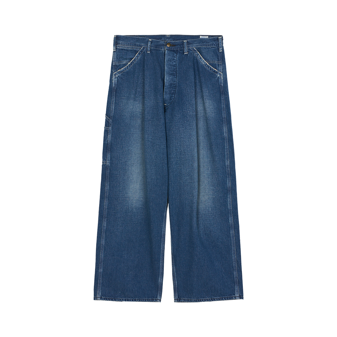 오어슬로우 와이드 핏 30's 페인터 팬츠 유니섹스 데님 유즈드 - 25SS(Orslow Wide Fit 30's Painter Pants Unisex Denim Used - 25SS)