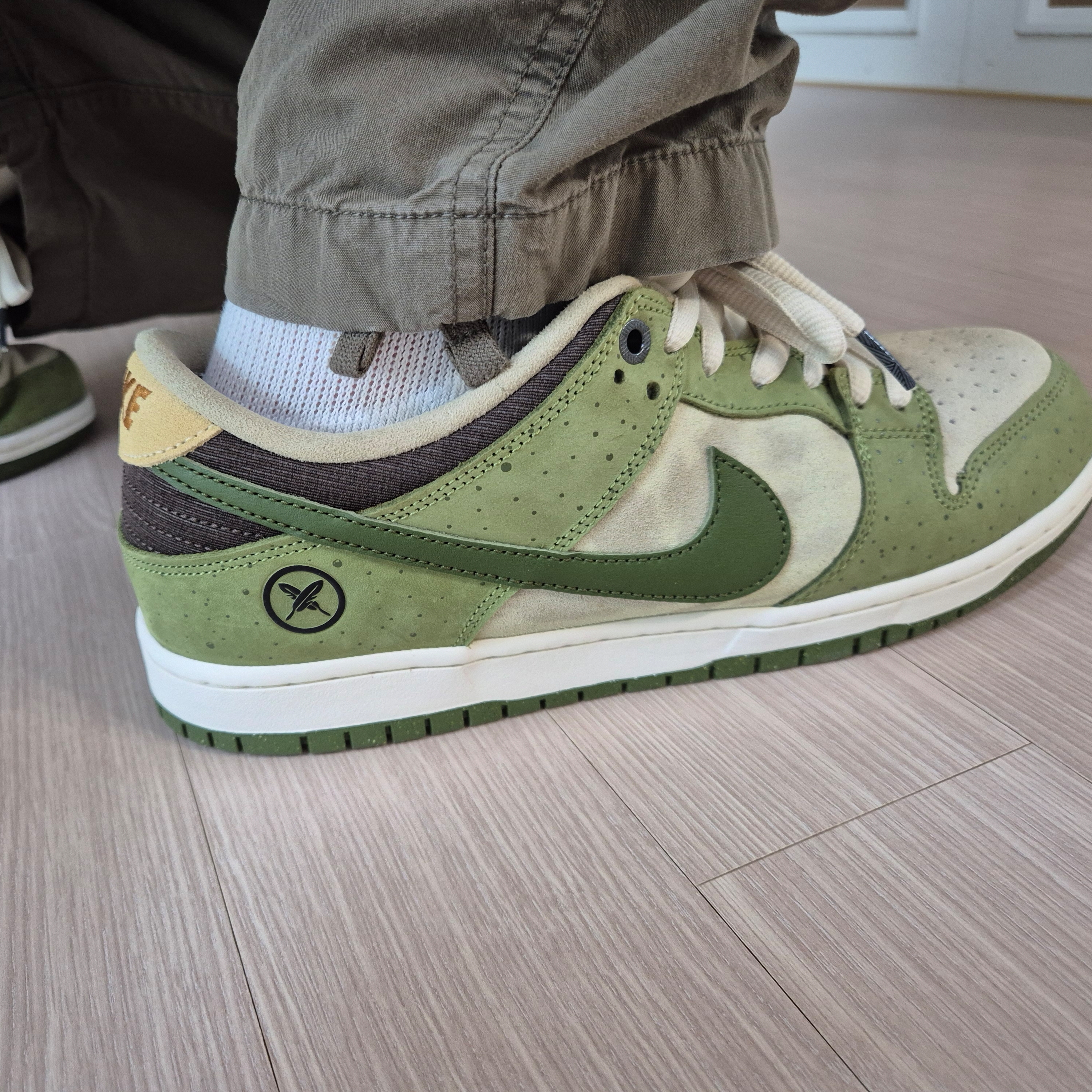 Nike x Yuto Horigome SB Dunk Low Matcha 착용 스타일 - 6