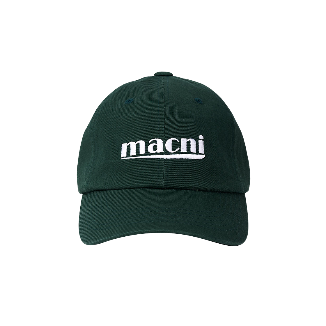 C245UACP01DG0FR MACNI Signature Logo Ball Cap Green