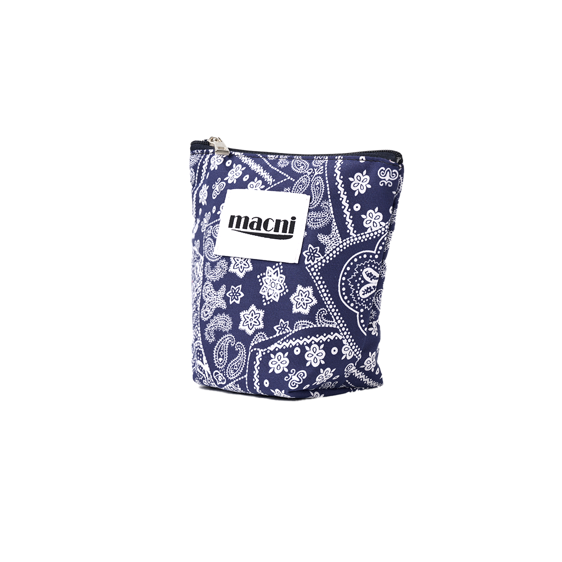 마크니 페이즐리 스탠디 파우치 네이비(MACNI Paisley Standy Pouch Navy) - 2