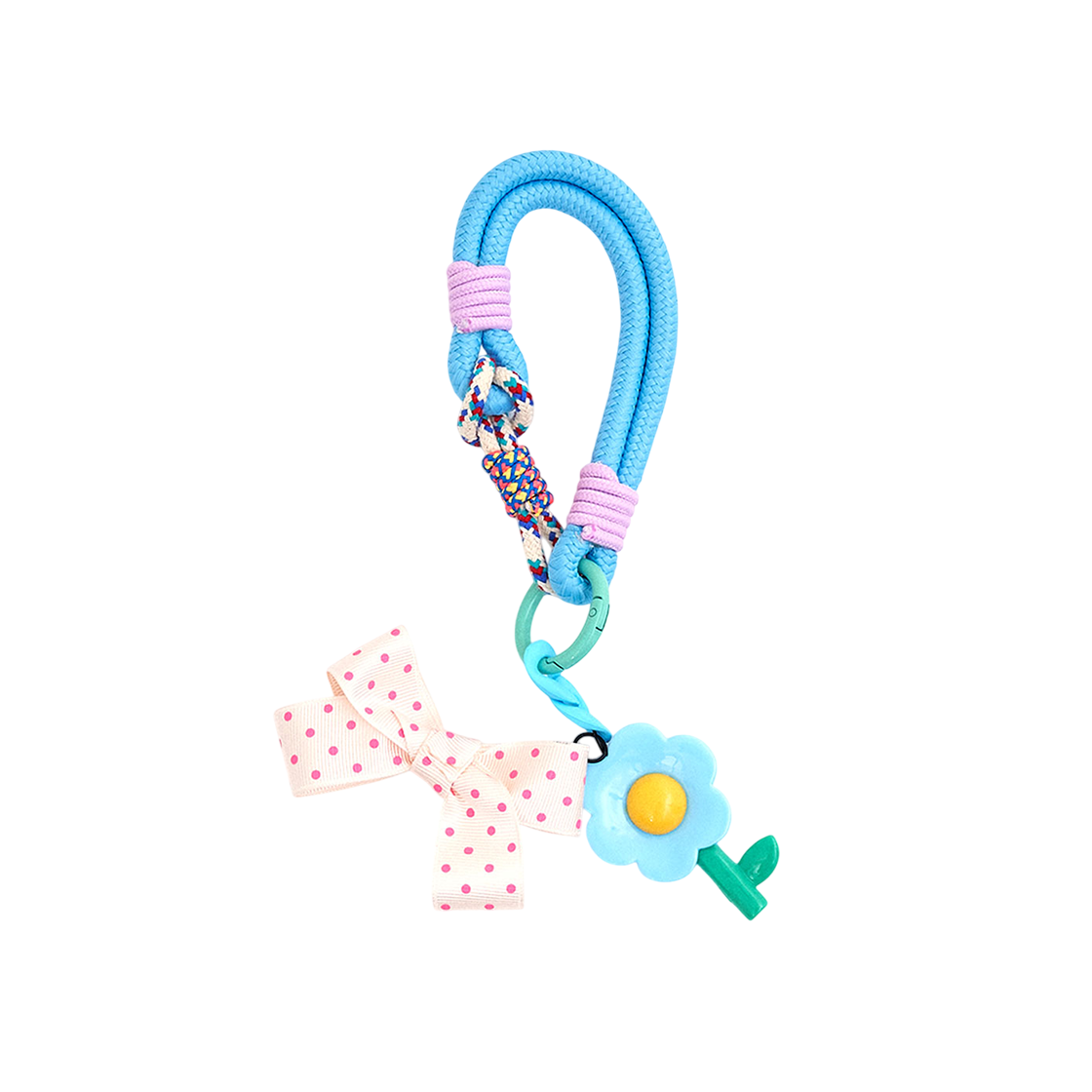 마크니 플라워 리본 키링(MACNI Flower Ribbon Keyring)