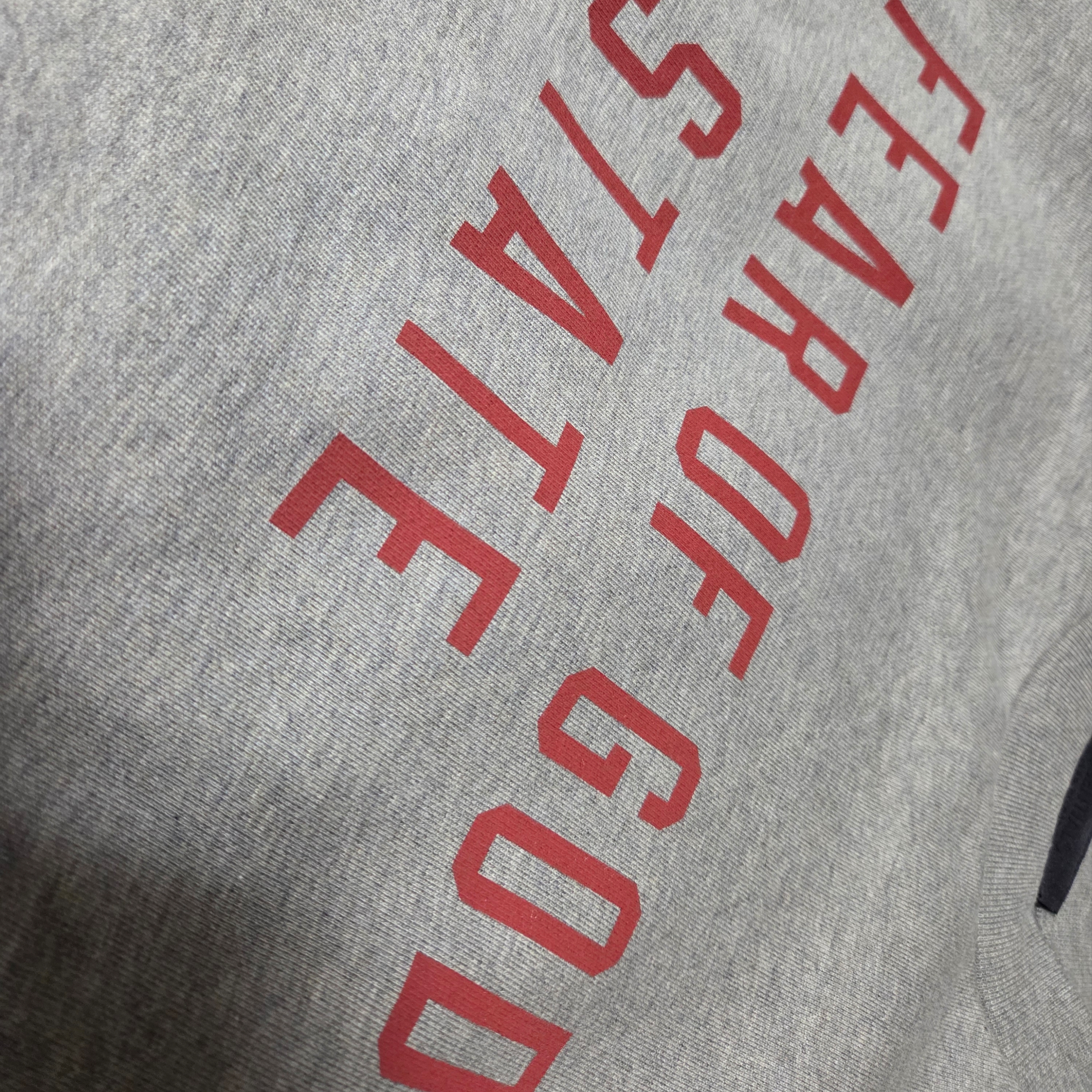 Essentials Fleece Crewneck State Dark Heather - 24FW 착용 스타일