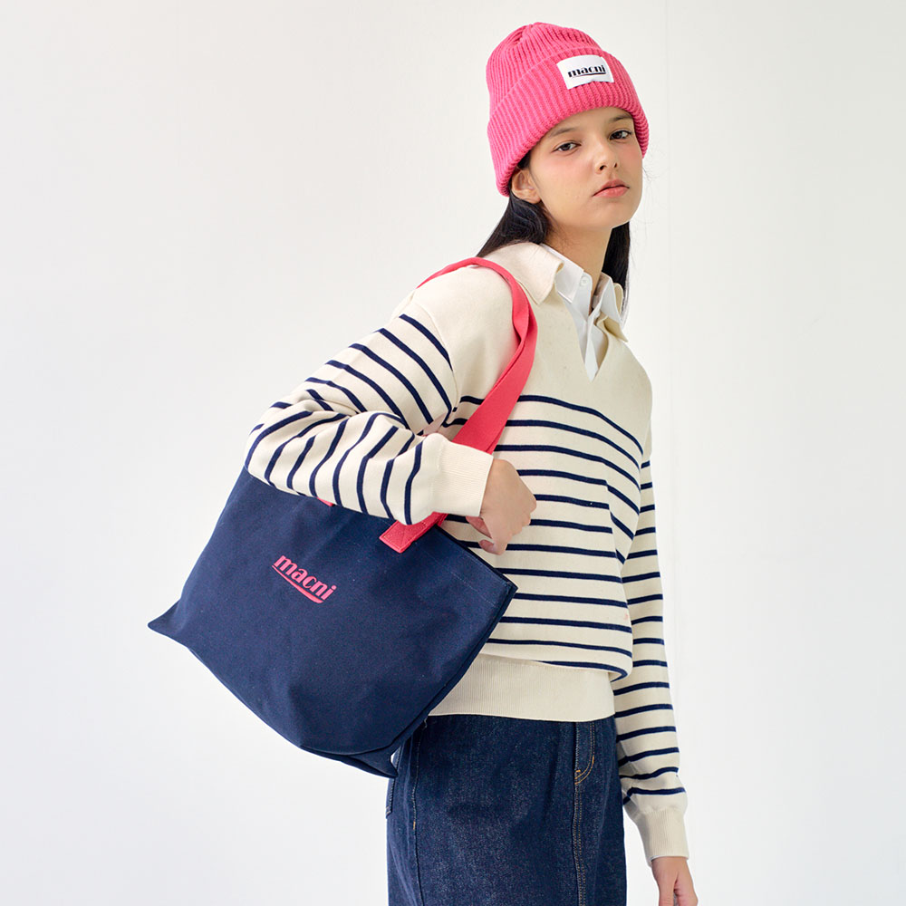 마크니 캔버스 토트백 코랄(MACNI Canvas Tote Bag Coral) - 2