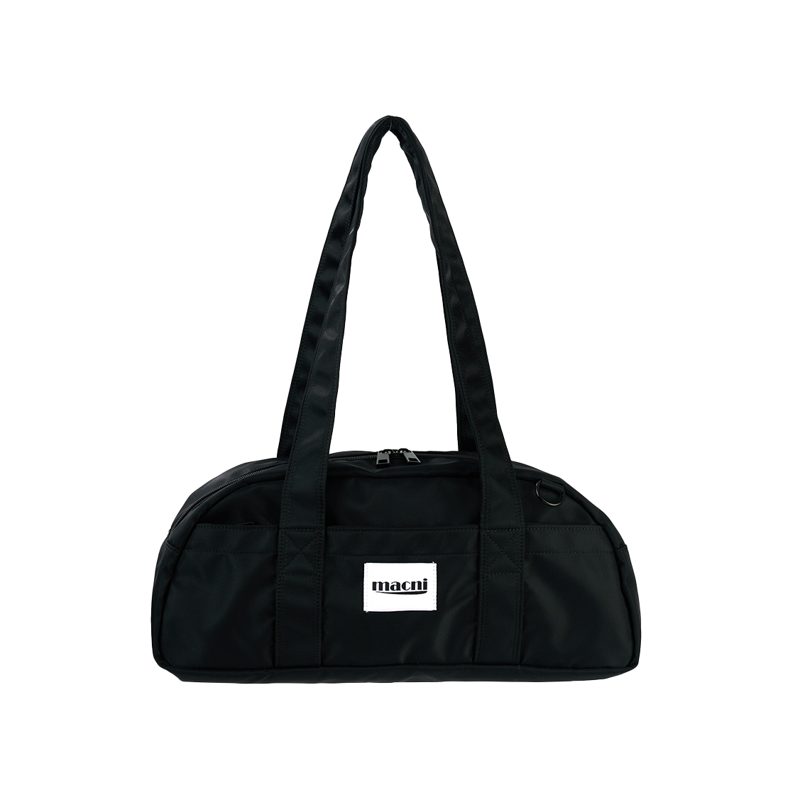 마크니 더플 숄더 백 블랙