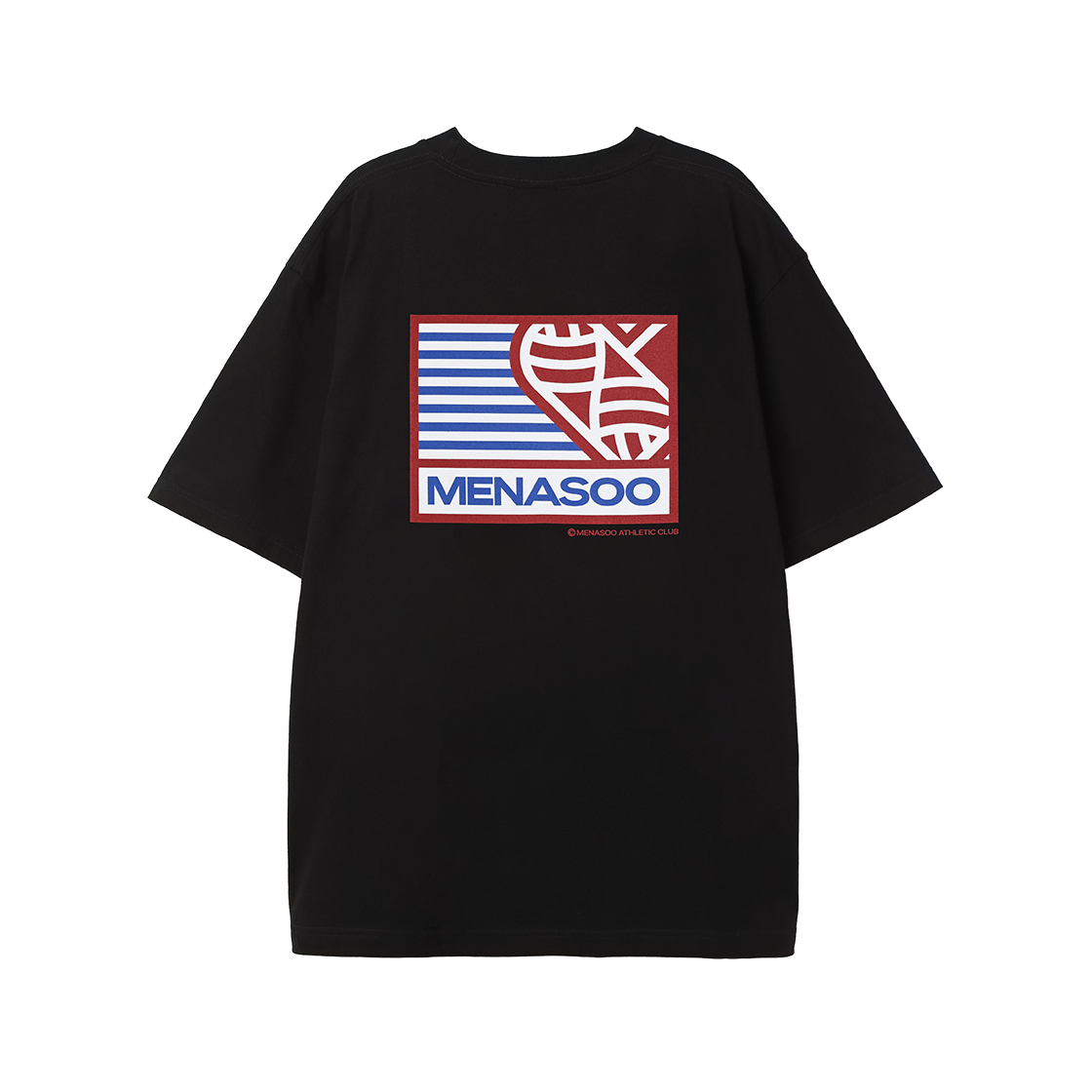 SST-HRT-BK Menasoo Mns Hearttrack Graphic T Shirt Black