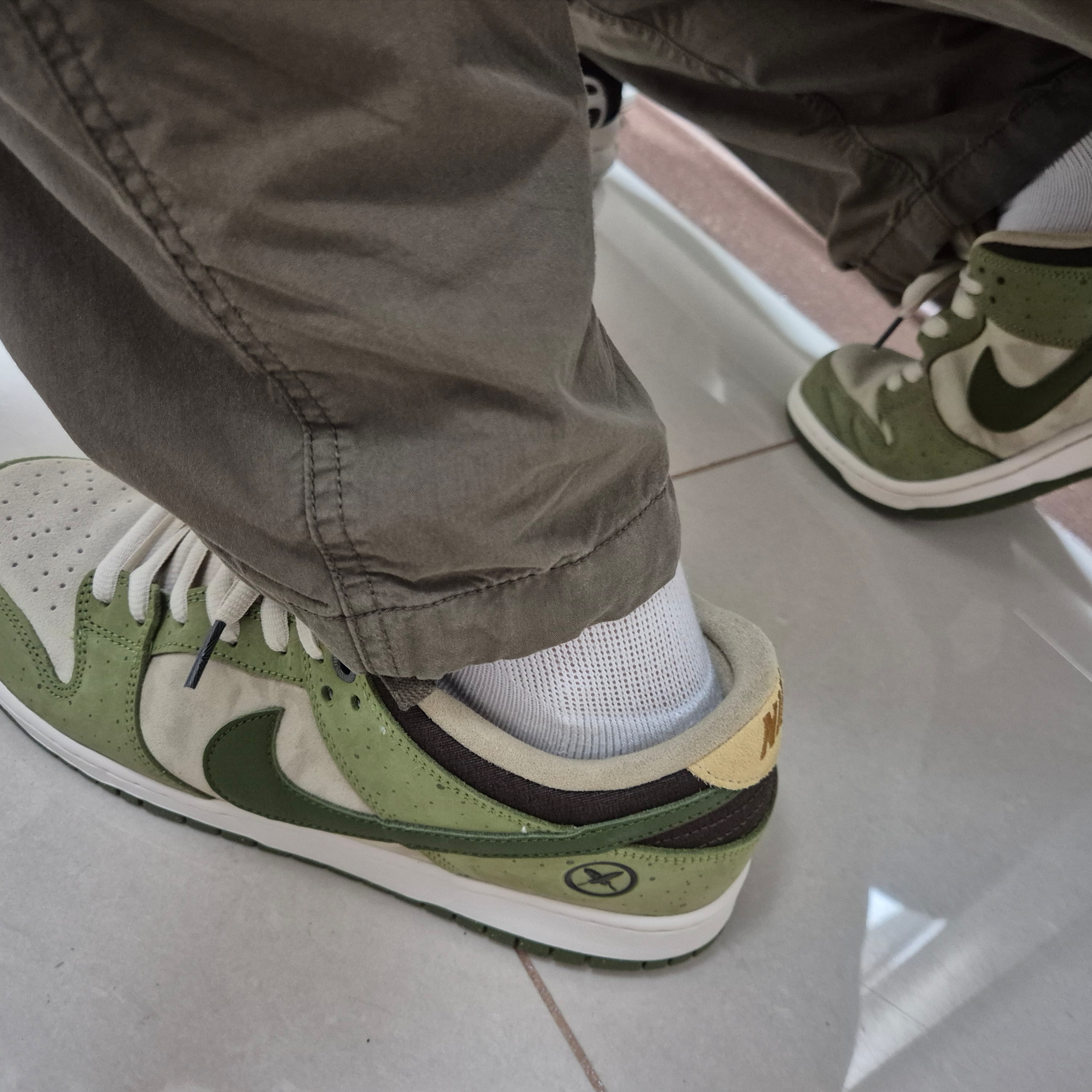 Nike x Yuto Horigome SB Dunk Low Matcha 착용 스타일 - 8