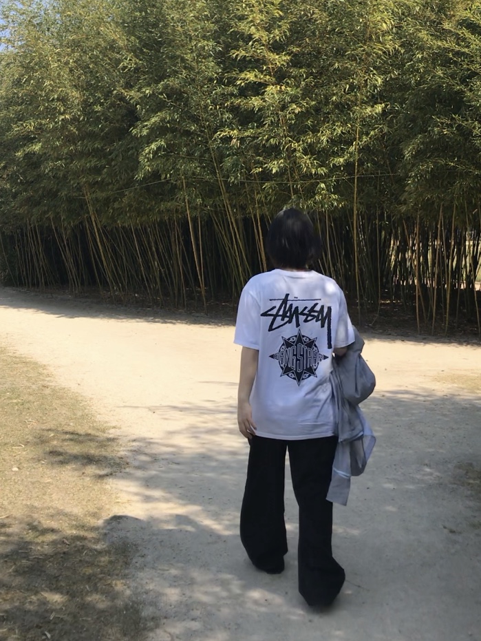 Stussy x Gang Starr Take It Personal T-Shirt White, Sansan Gear Air Dash Jacket Light Grey - 24SS 착용 스타일
