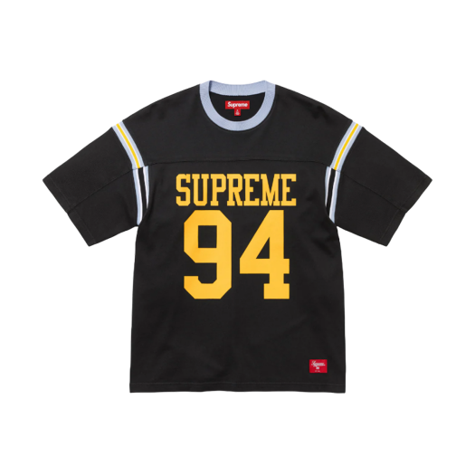 Supreme Split S/S Football Top Black - 25SS