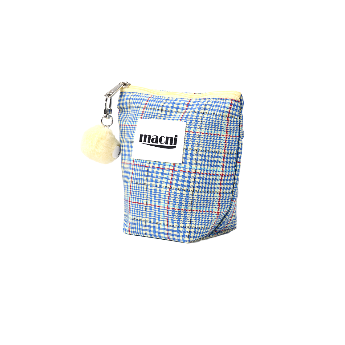 마크니 체커 스탠디 파우치 레몬(MACNI Checker Standy Pouch Lemon) - 2