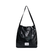 MACNI Glossy Shoulder Bag Black