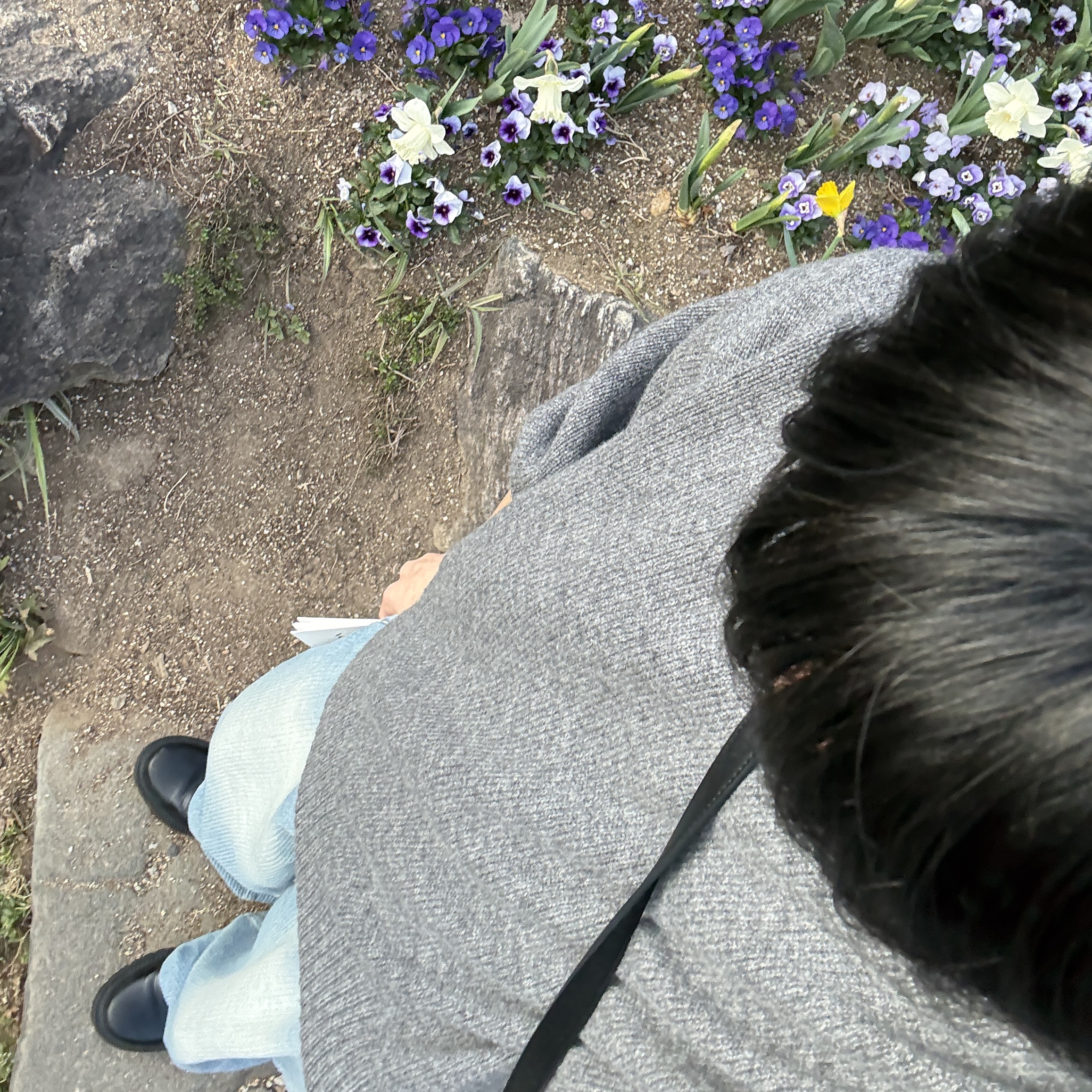 noun Corduroy Denim Pants Light Blue 착용 스타일 - 1
