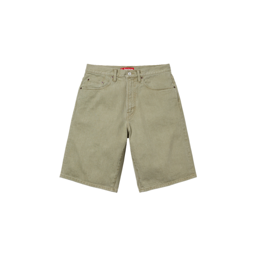 Supreme Baggy Denim Shorts Olive - 25SS