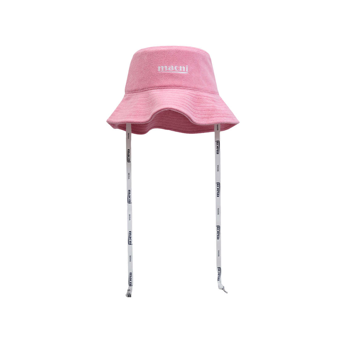 마크니 파라다이스 테리 버킷 햇 핑크(MACNI Paradise Terry Bucket Hat Pink)