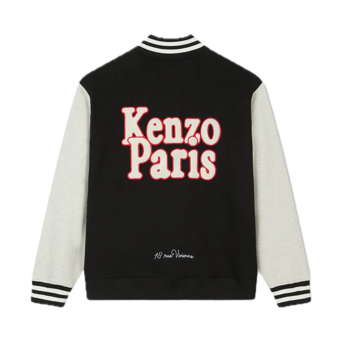 KM5BOTBKZ22BK Kenzo Pop Embroidered Genderless Varsity Bomber Black - 25SS - #2