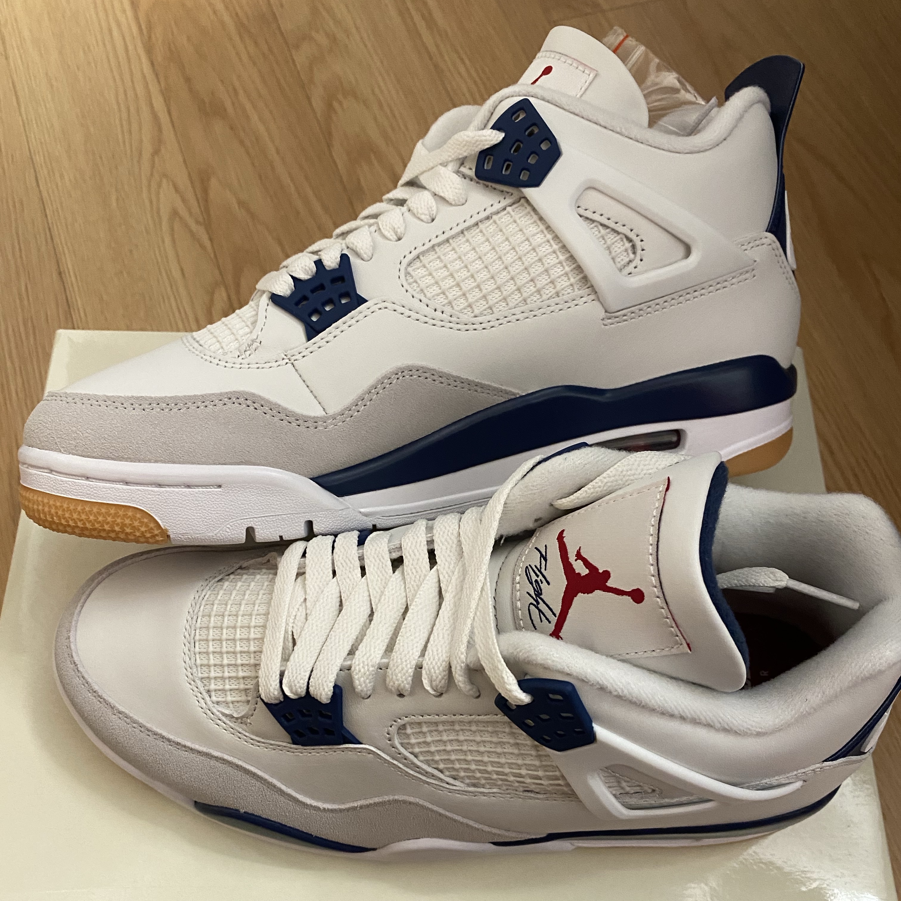 Jordan 4 x Nike SB Retro SP Navy 착용 스타일