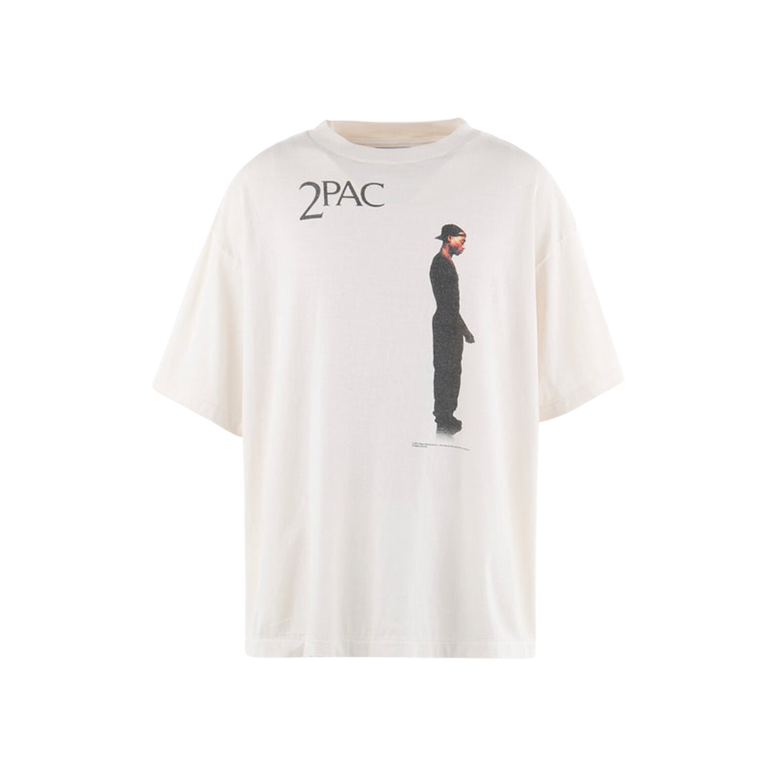 세인트 마이클 x 투팍 숏슬리브 티셔츠 화이트 - 25SS(Saint Mxxxxxx x 2Pac S/S T-Shirt White - 25SS)