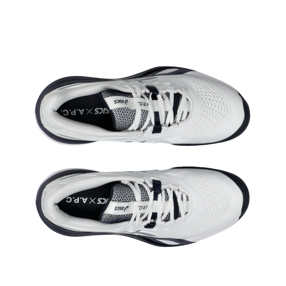 (W) 아식스 x 아페쎄 젤 레졸루션 X 화이트 미드나잇((W) Asics x A.P.C. Gel-Resolution X White Midnight) - 2
