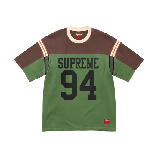 Supreme Split S/S Football Top Green - 25SS