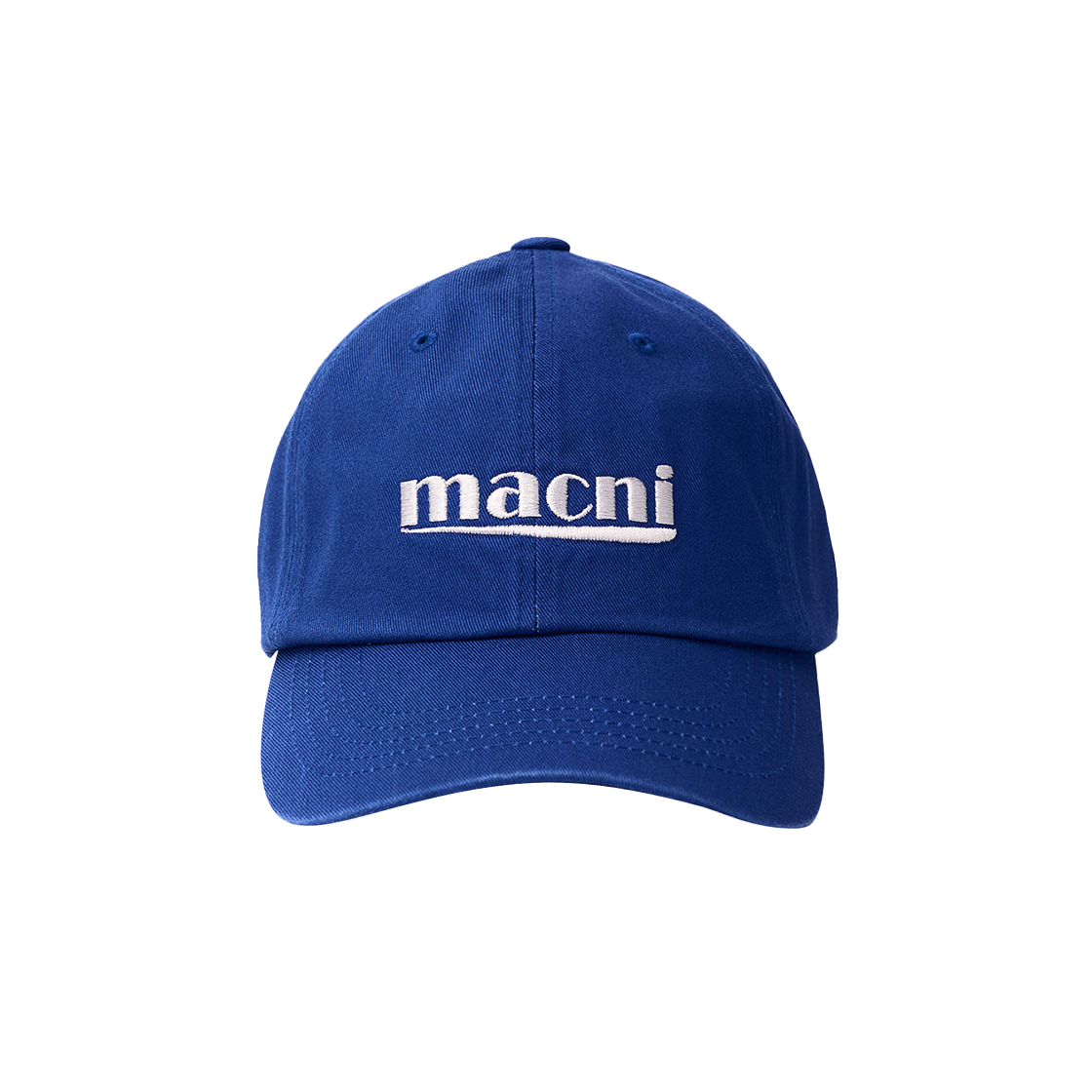 마크니 시그니처 로고 볼캡 블루(MACNI Signature Logo Ball Cap Blue)
