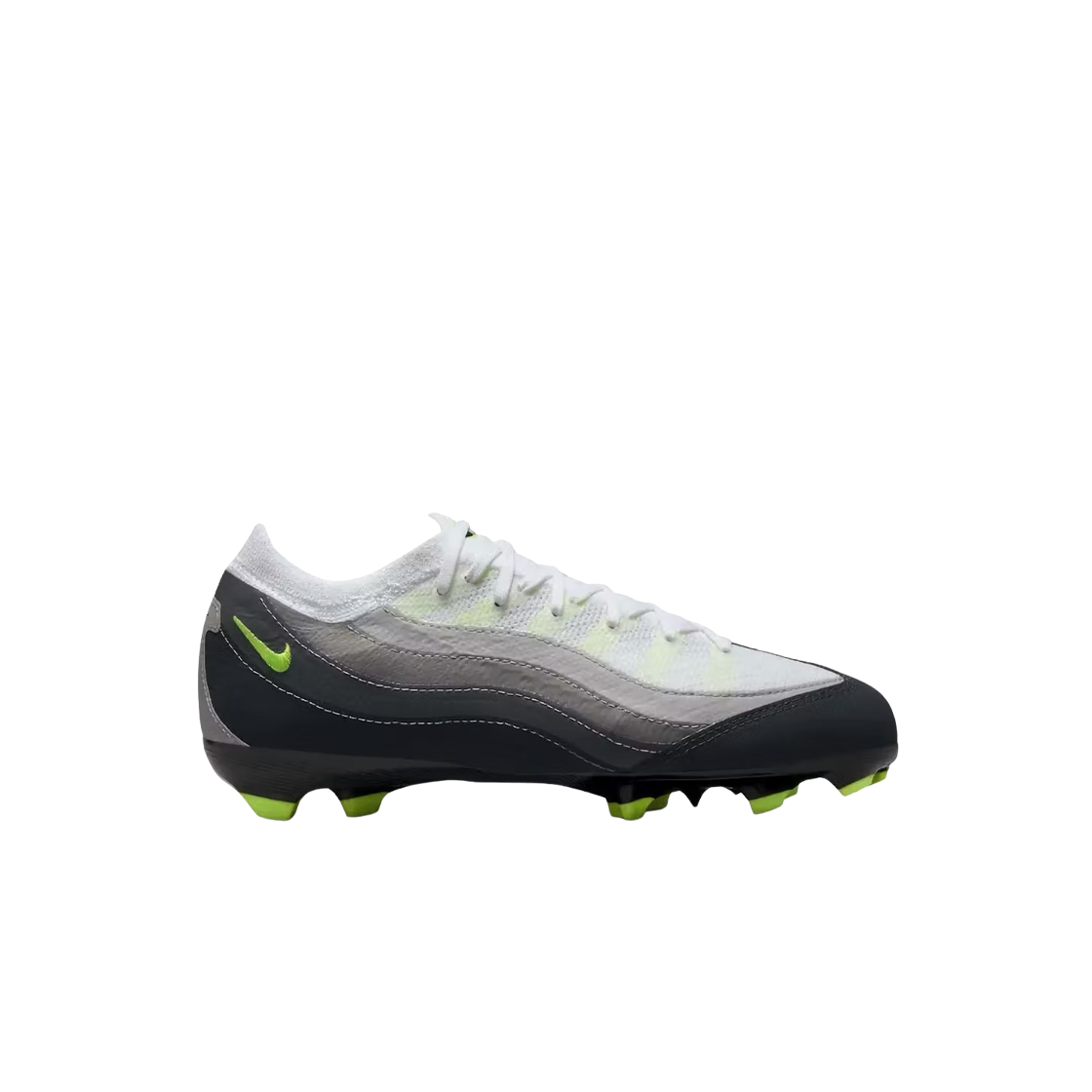 IB4524-001 (JR) Nike Zoom Mercurial Vapor 16 Pro FG Black Neon Yellow