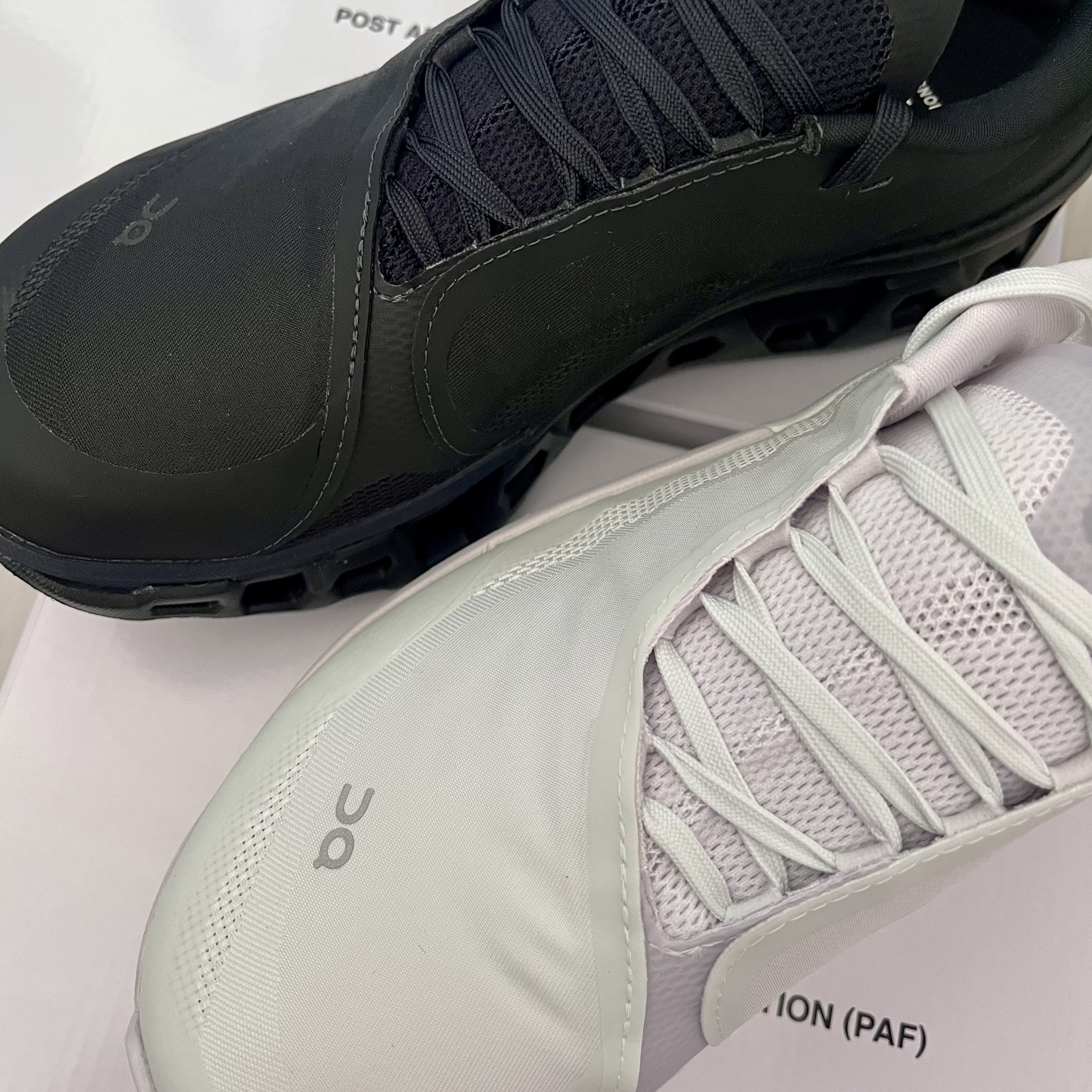 On Running x Post Archive Faction (Paf) Cloudmonster 2 Black Magnet, (W) On Running x Post Archive Faction (Paf) Cloudmonster 2 Black Magnet 착용 스타일 - 2