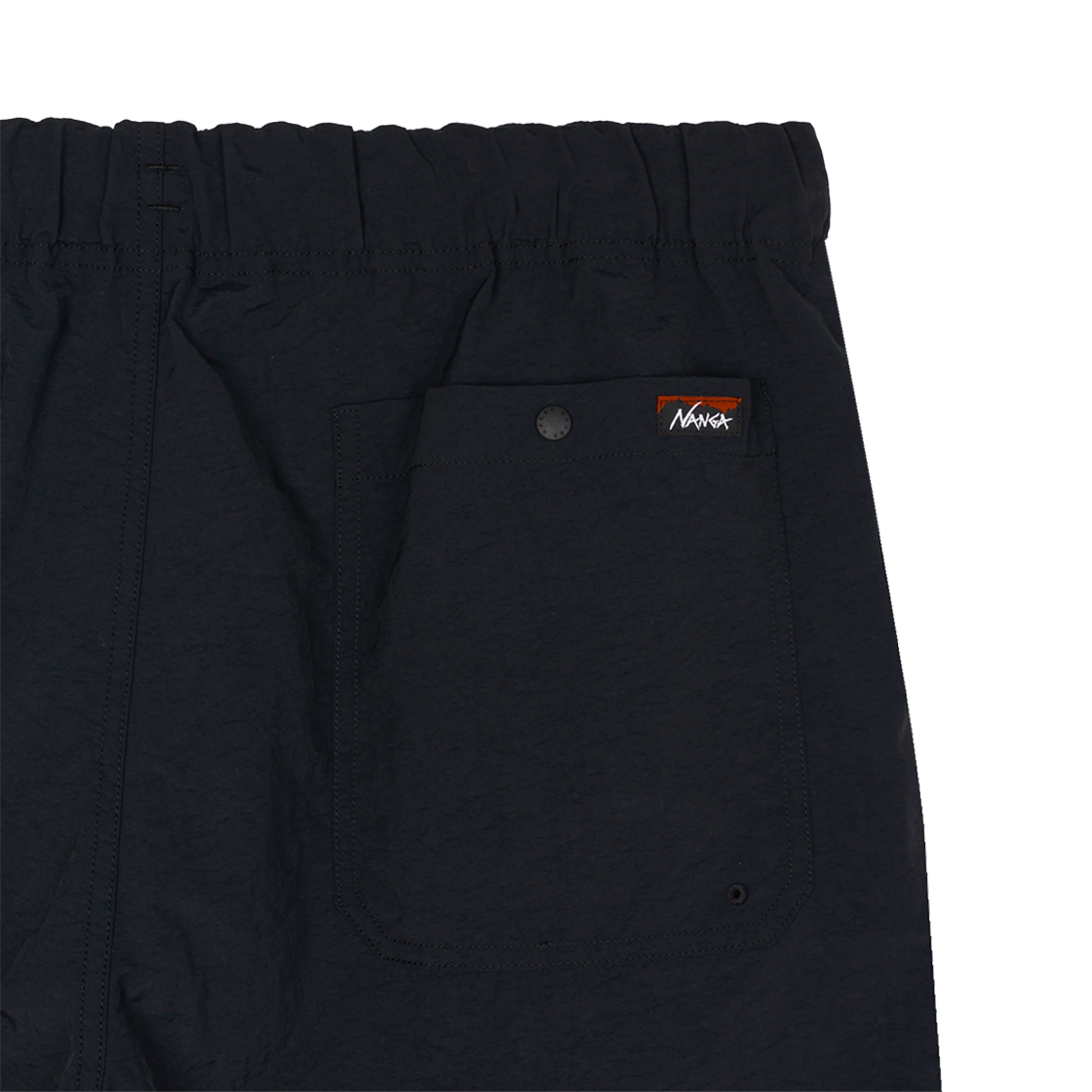 난가 나일론 터서 이지 쇼츠 블랙 - 25SS(Nanga Nylon Tusser Easy Shorts Black - 25SS) - 6