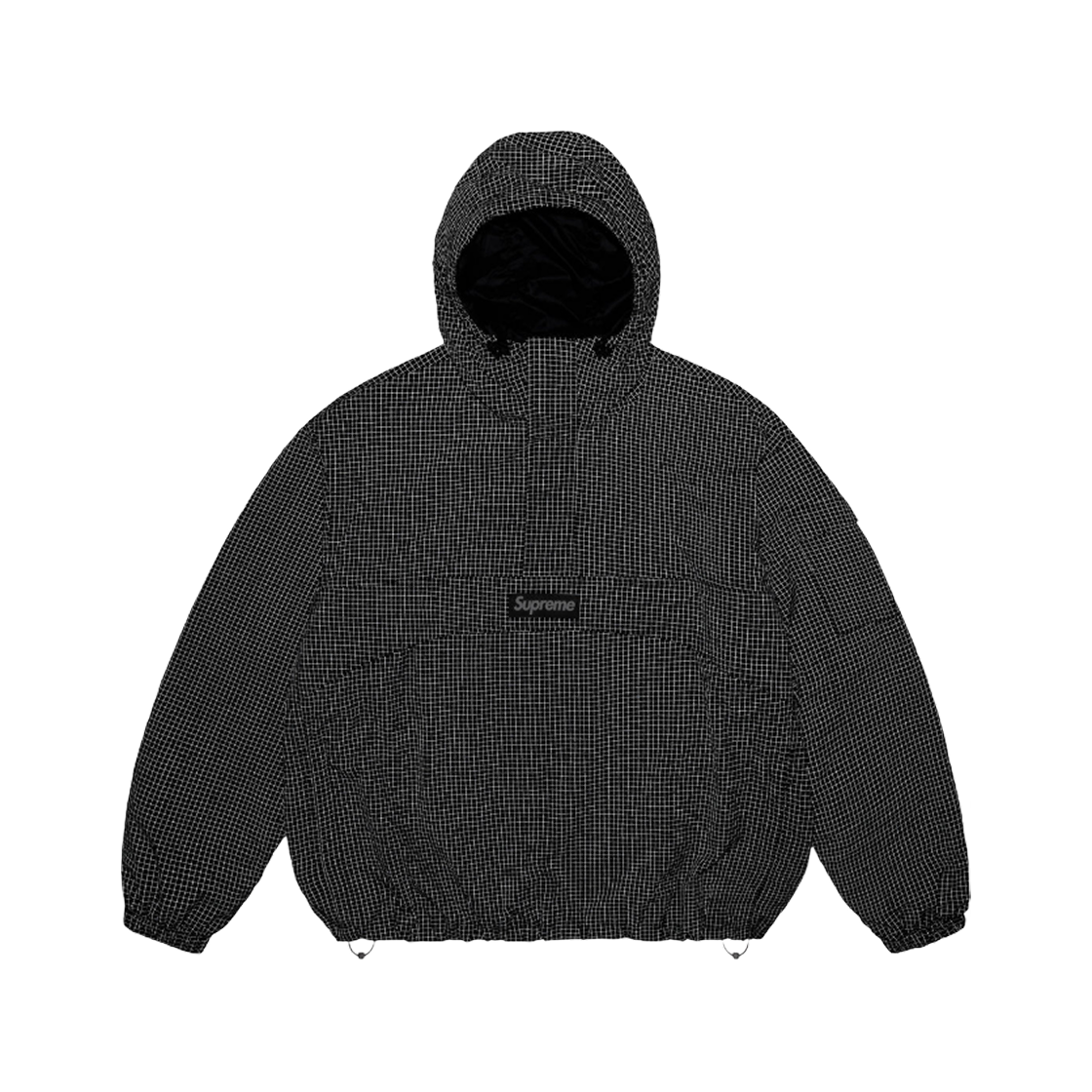 슈프림 리플렉티브 립스탑 아노락 블랙 - 25SS | Supreme | KREAM