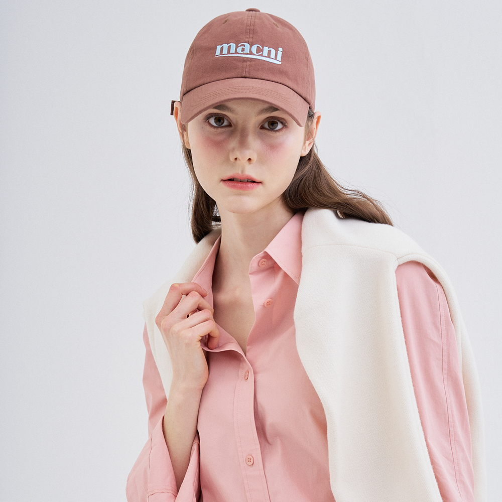마크니 시그니처 로고 볼캡 브라운(MACNI Signature Logo Ball Cap Brown) - 3