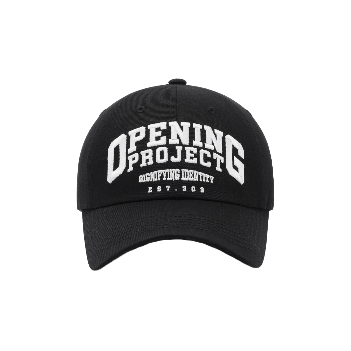 Opening Project☆Arch Logo Ball Cap MUSINSA | OPENING PROJECT Arch Logo Ball Cap - Black