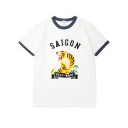 Houston Japan Ringer Tee TIGER Navy 22304