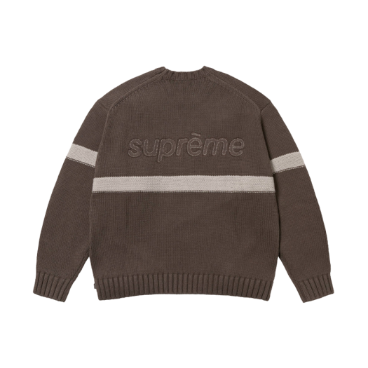 슈프림 토널 아플리케 스웨터 네이비 - 25SS | Supreme | KREAM