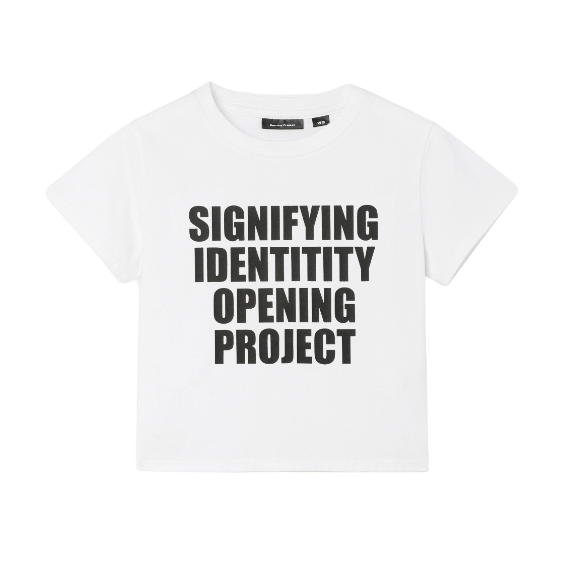 【OPENING PROJECT】W Cropped Symbol T Shirt ☆2024SS新作☆OPENING PROJECT☆W CROPPED SYMBOL T SHIRT