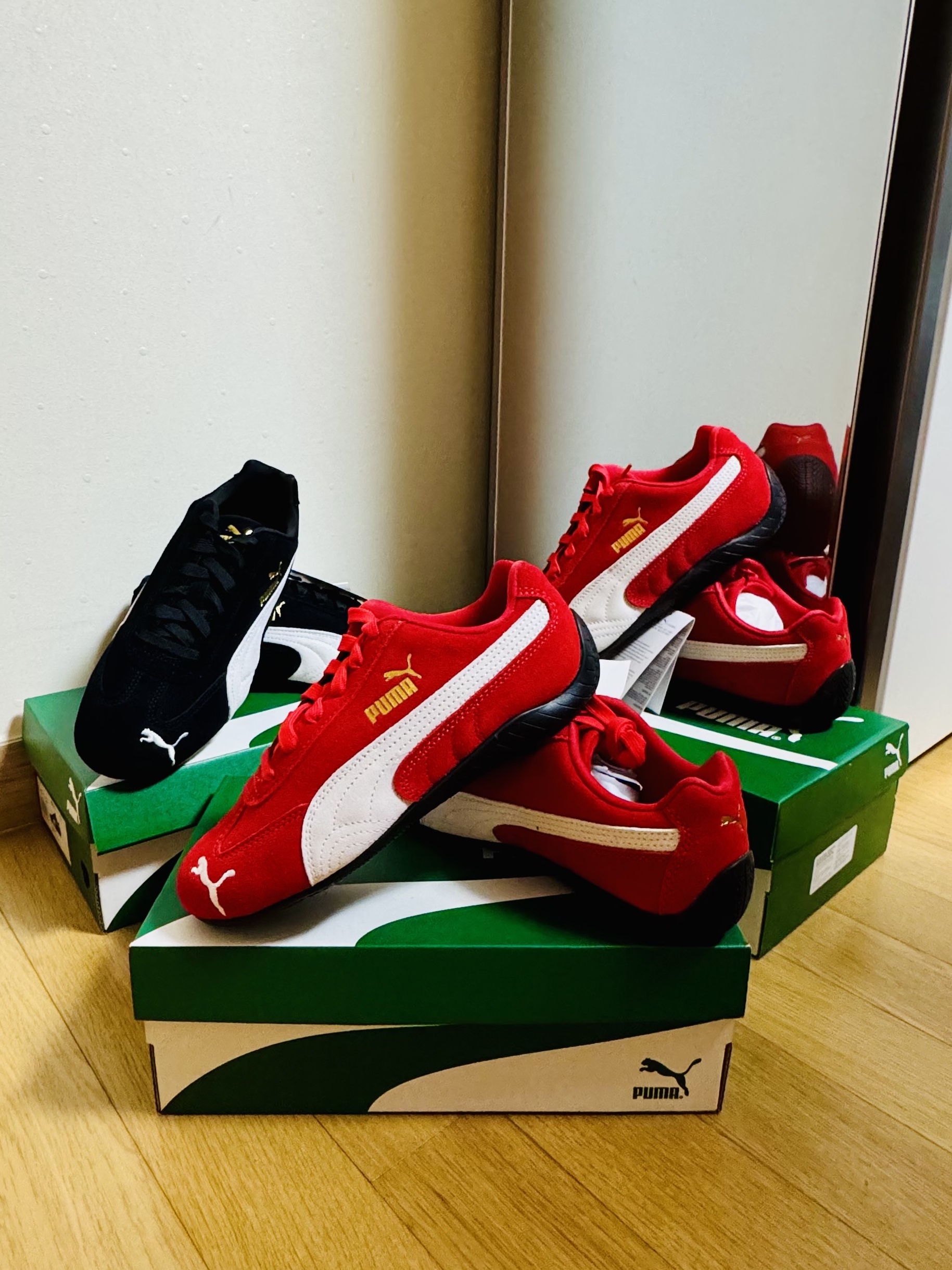 Puma Speedcat OG Red White 착용 스타일