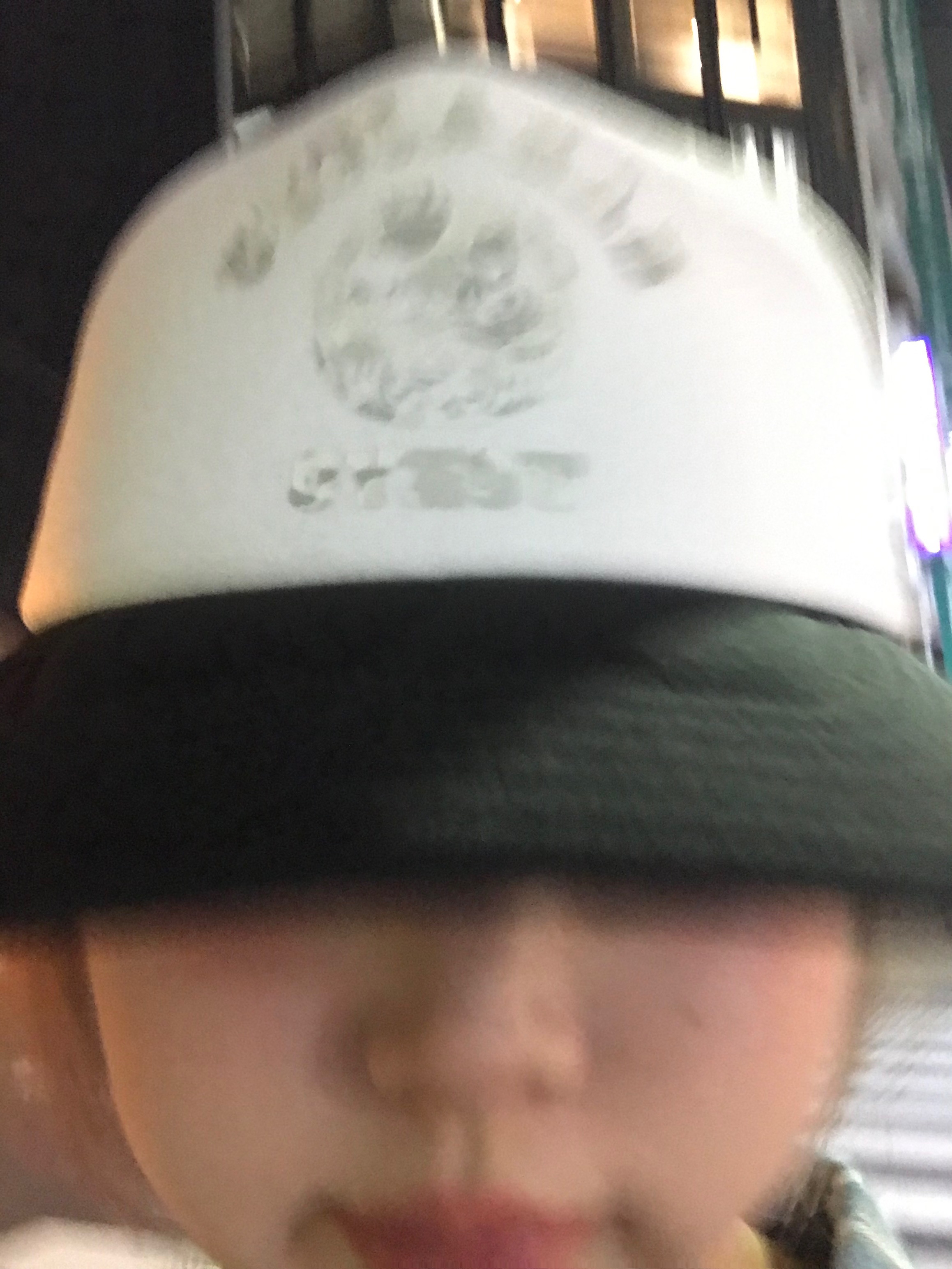 BAPE General Mesh Cap White 착용 스타일 - 2