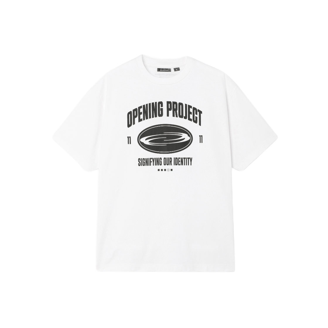 Opening Project☆Circle Arch Logo T Shirt 오프닝프로젝트 서클 아치 로고 티셔츠 화이트 | Opening