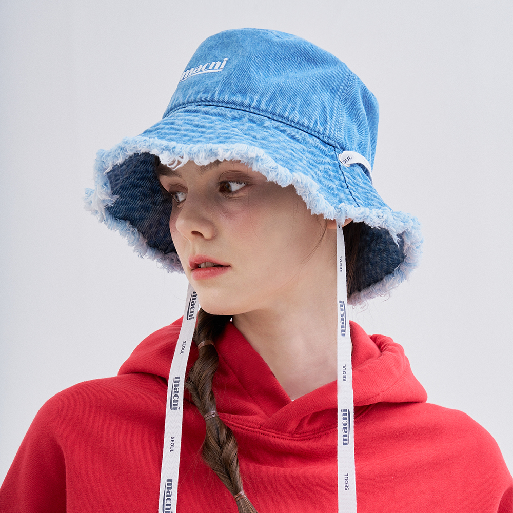 마크니 파라다이스 데님 버킷 햇(MACNI Paradise Denim Bucket Hat) - 3