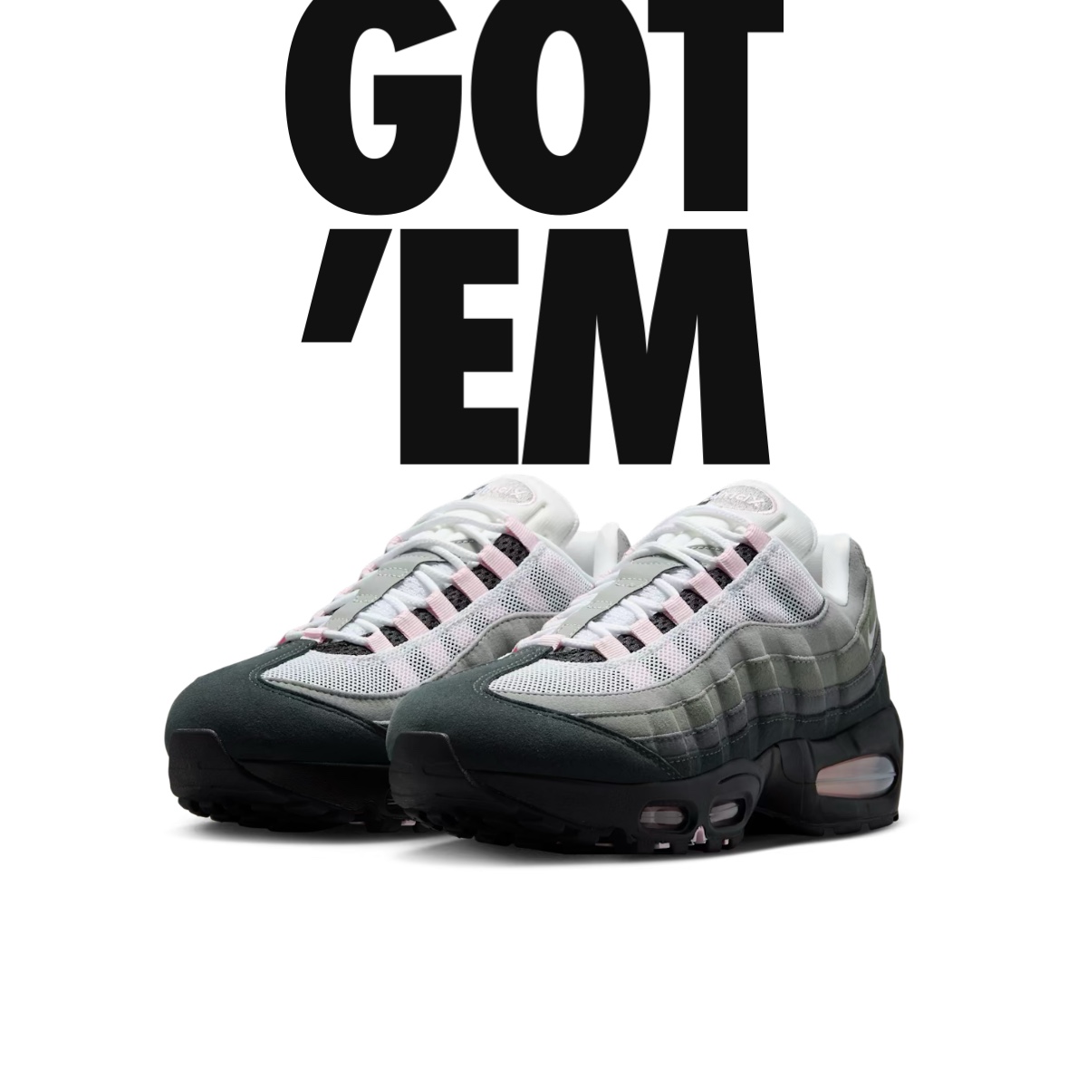 (W) Nike Air Max 95 Pink Foam 착용 스타일