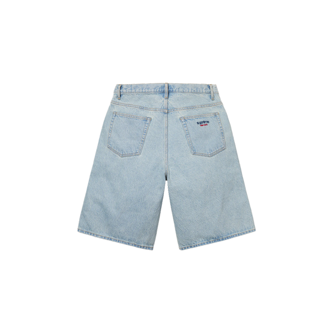 - Supreme Baggy Denim Shorts Light Washed Indigo - 25SS - #2