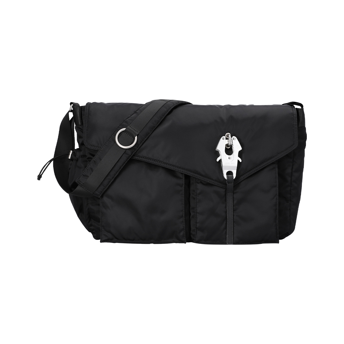 SB45ACR010101 SSRL Raven Oblique Messenger Bag Black