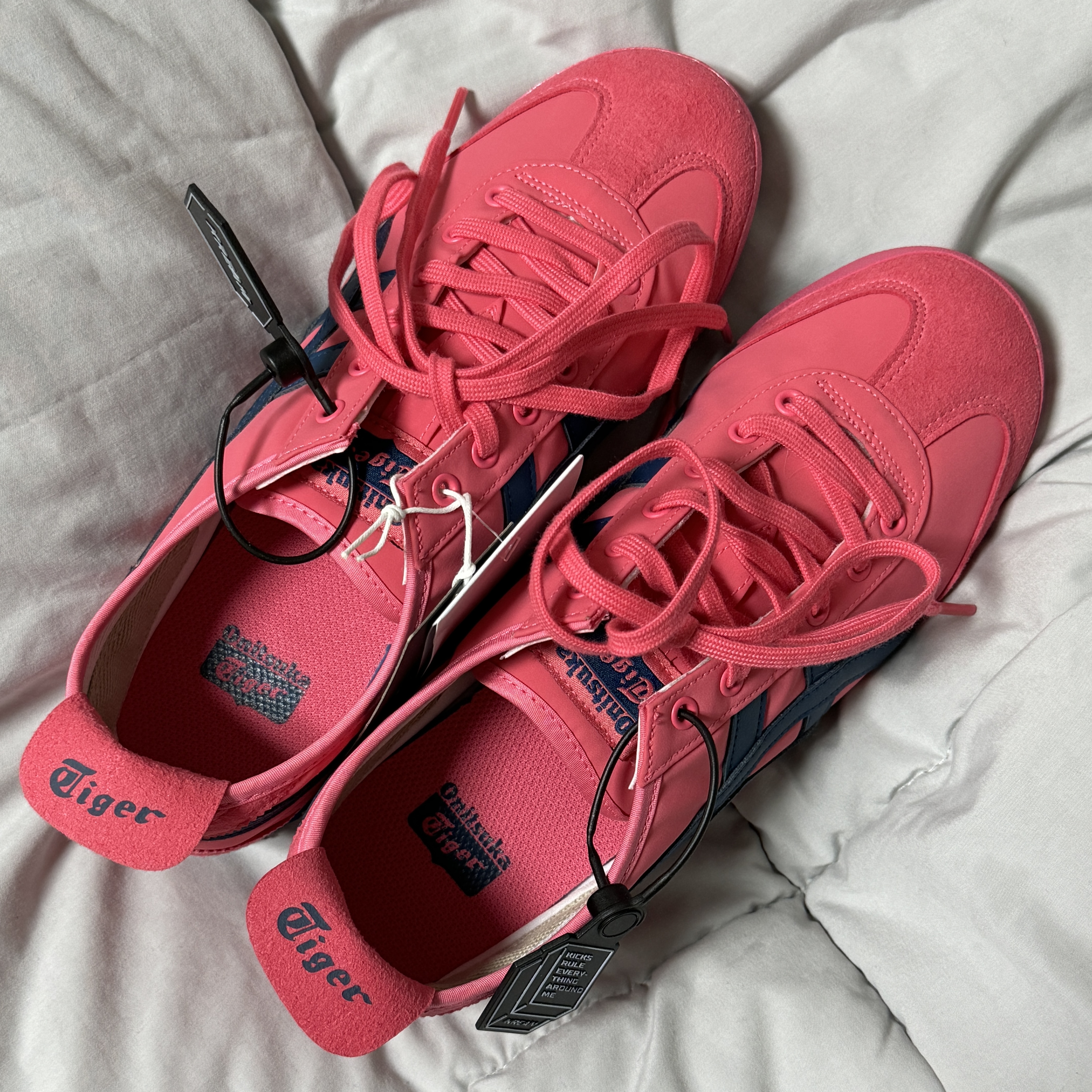 Onitsuka Tiger Mexico 66 Pink Cameo 착용 스타일 - 1