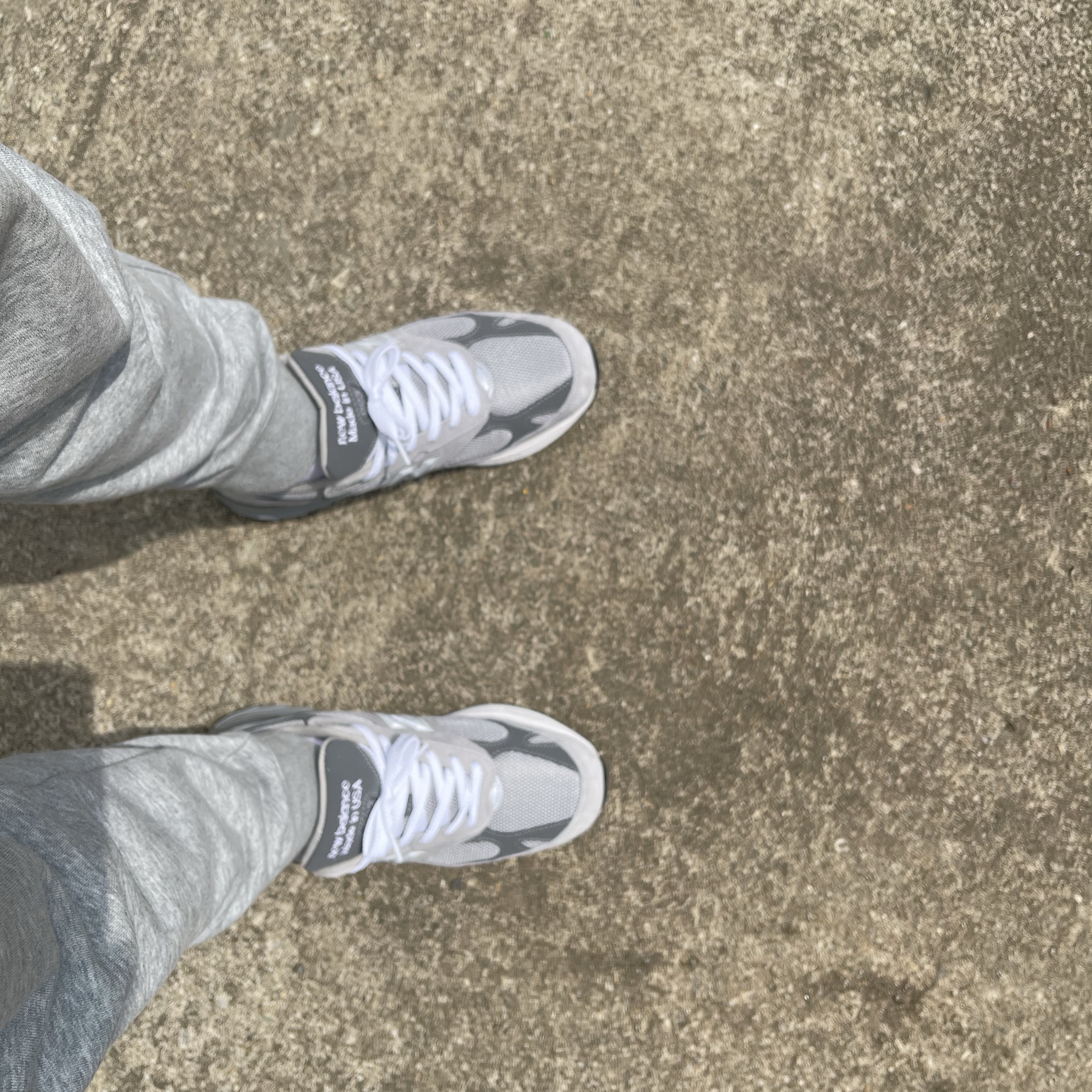 New Balance 993 Made in USA Grey - D Standard 착용 스타일