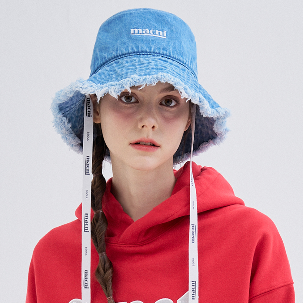 마크니 파라다이스 데님 버킷 햇(MACNI Paradise Denim Bucket Hat) - 2