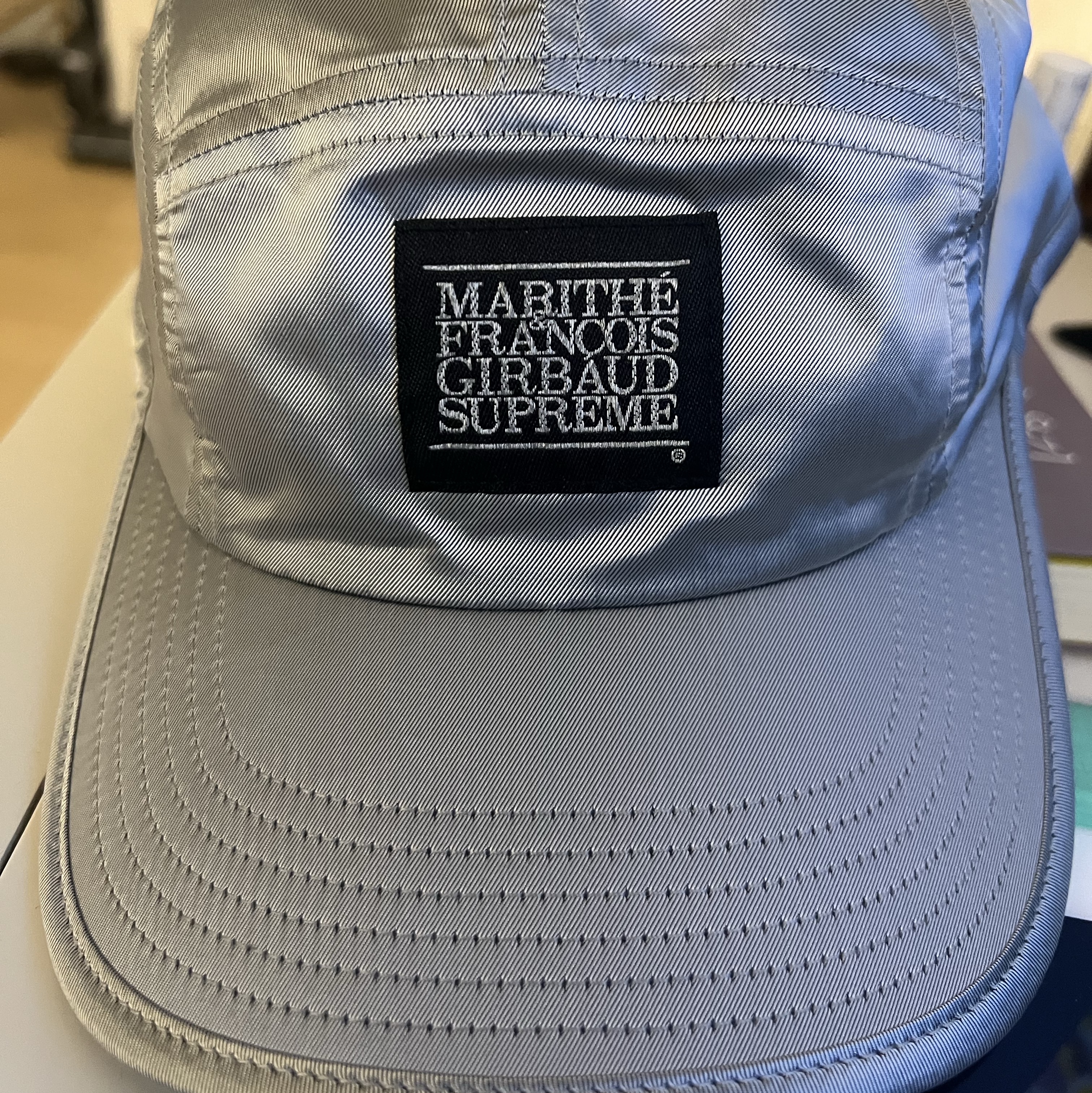 Supreme x Marithe Francois Girbaud Sport Camp Cap Silver - 25SS, Nike Air Force 1 '07 WB Flax 착용 스타일 - 2
