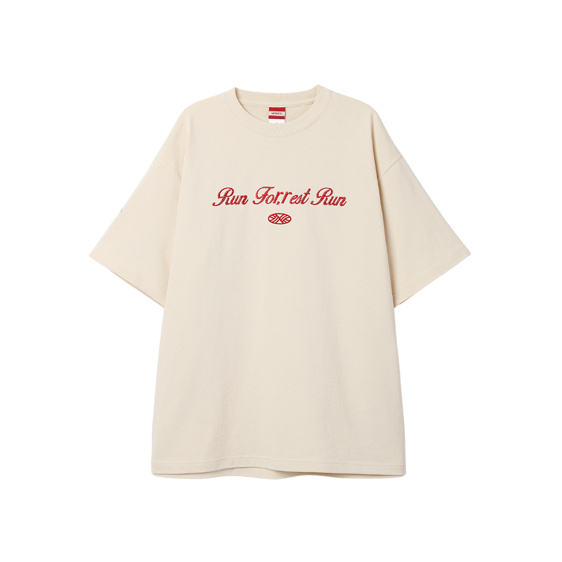 SST-RFRR-HVC-OT Menasoo Run For Rest Run Heavy Cotton T Shirt Oatmeal